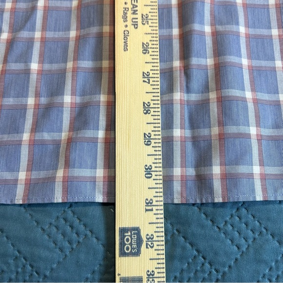 Untickit 2XL Men’s 100% Cotton Plaid Button Down Long Sleeve - Picture 9 of 9